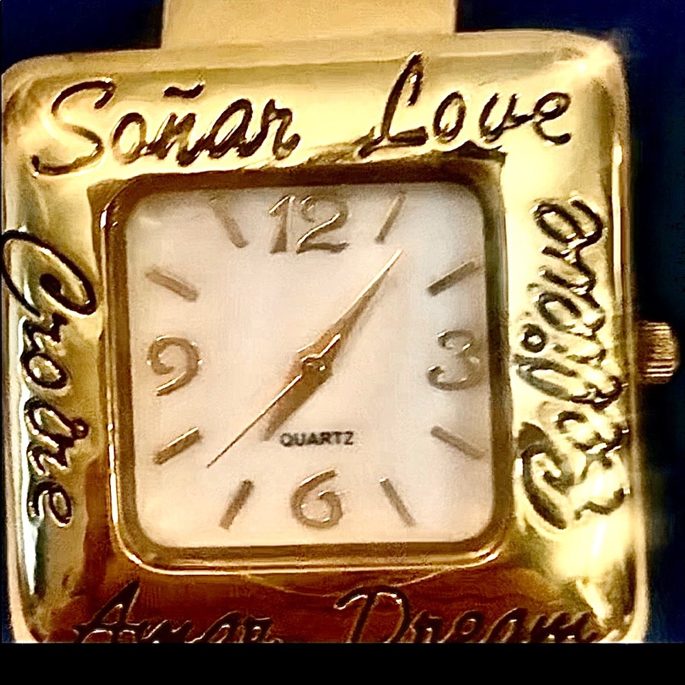 Avon Inspirational Cuff Watch. Quartz. Never Worn!